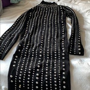 Zara bodycon jewled dress
